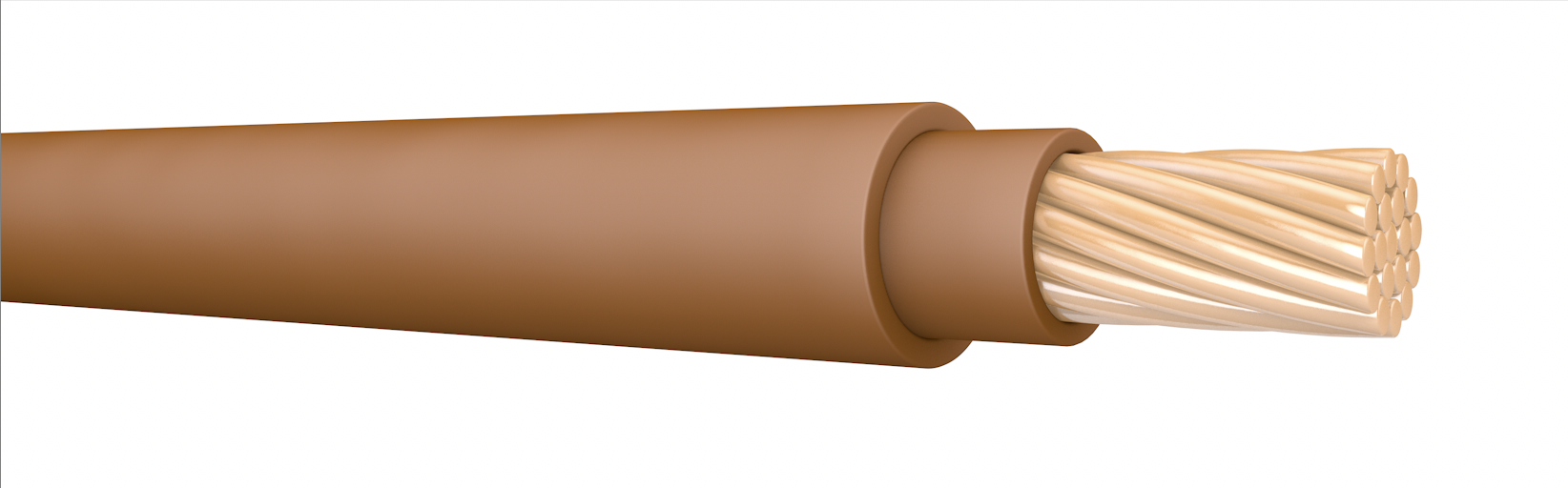 6181Y 25mm Brown/Blue Flexi Tails Cut to Length
